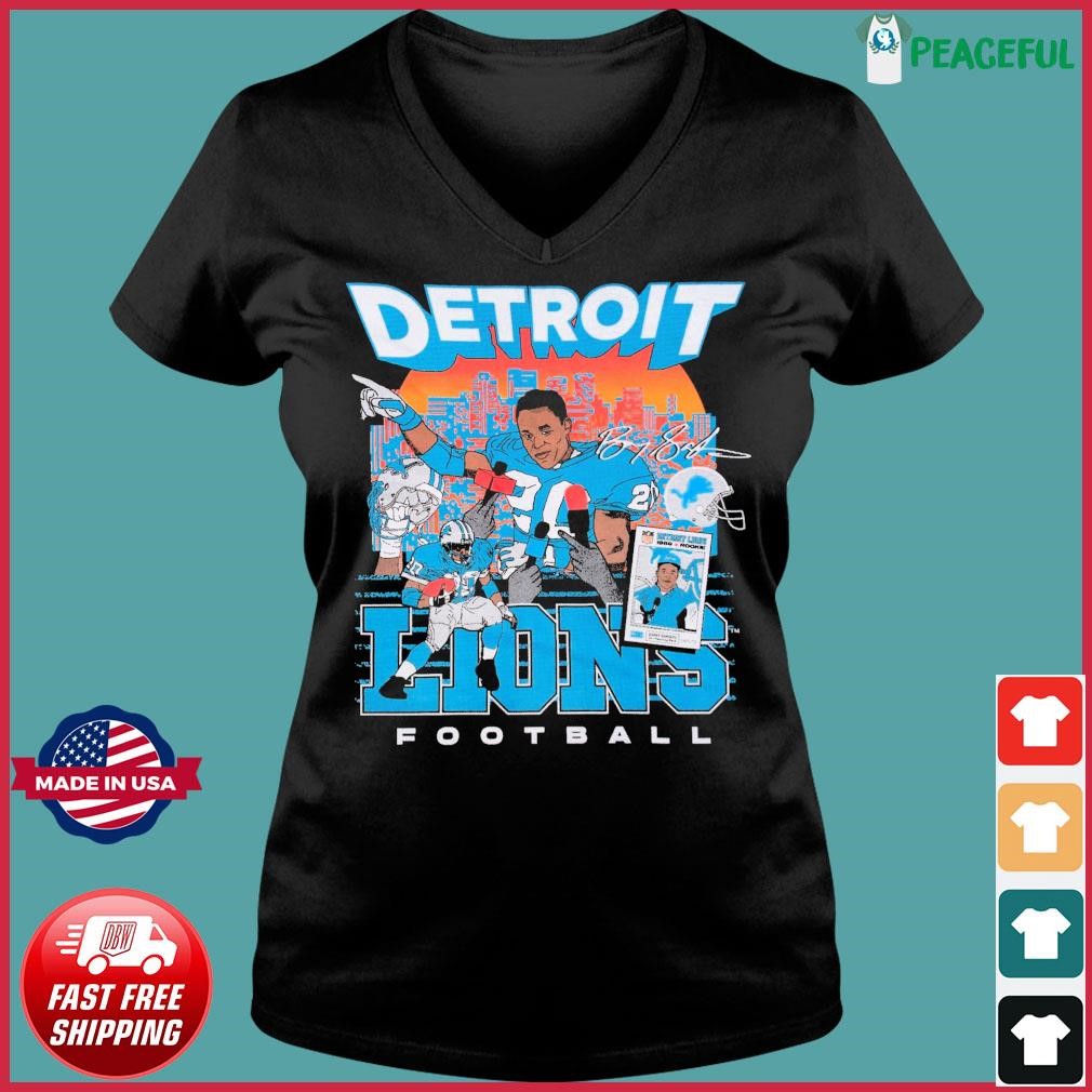 Detroit Lions Barry Sanders Youth T-Shirt - Vintage Detroit Collection