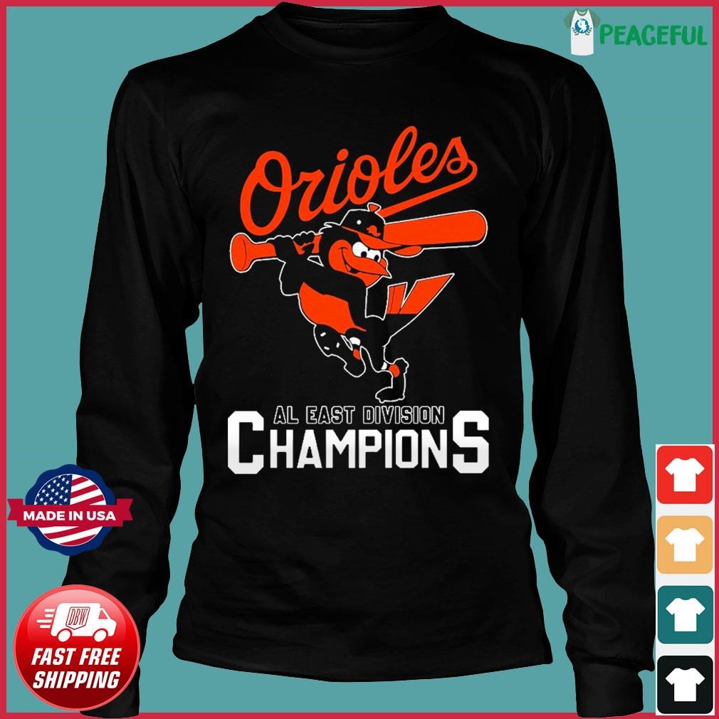 Baltimore Orioles Big Bird AL East Division Champ S/S T-Shirt (Black)