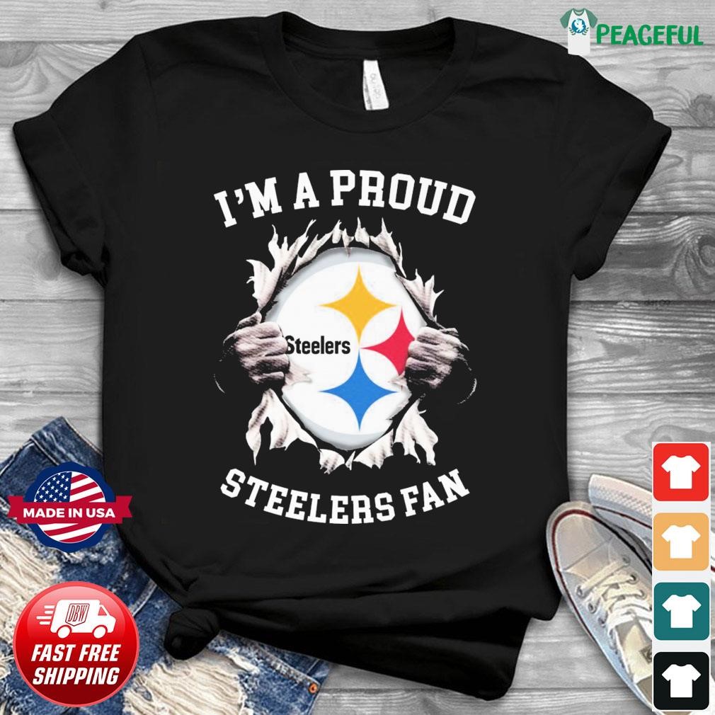 Pittsburgh Steelers Women Short Sleeve T Shirt Loose V-Neck