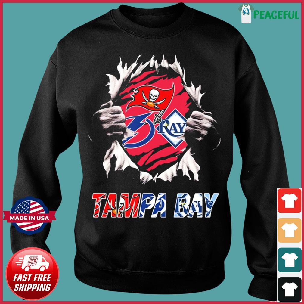 Official Blood Inside Me Tampa Bay Buccaneers And Tampa Bay Rays 2023 shirt,  hoodie, sweater, long sleeve and tank top