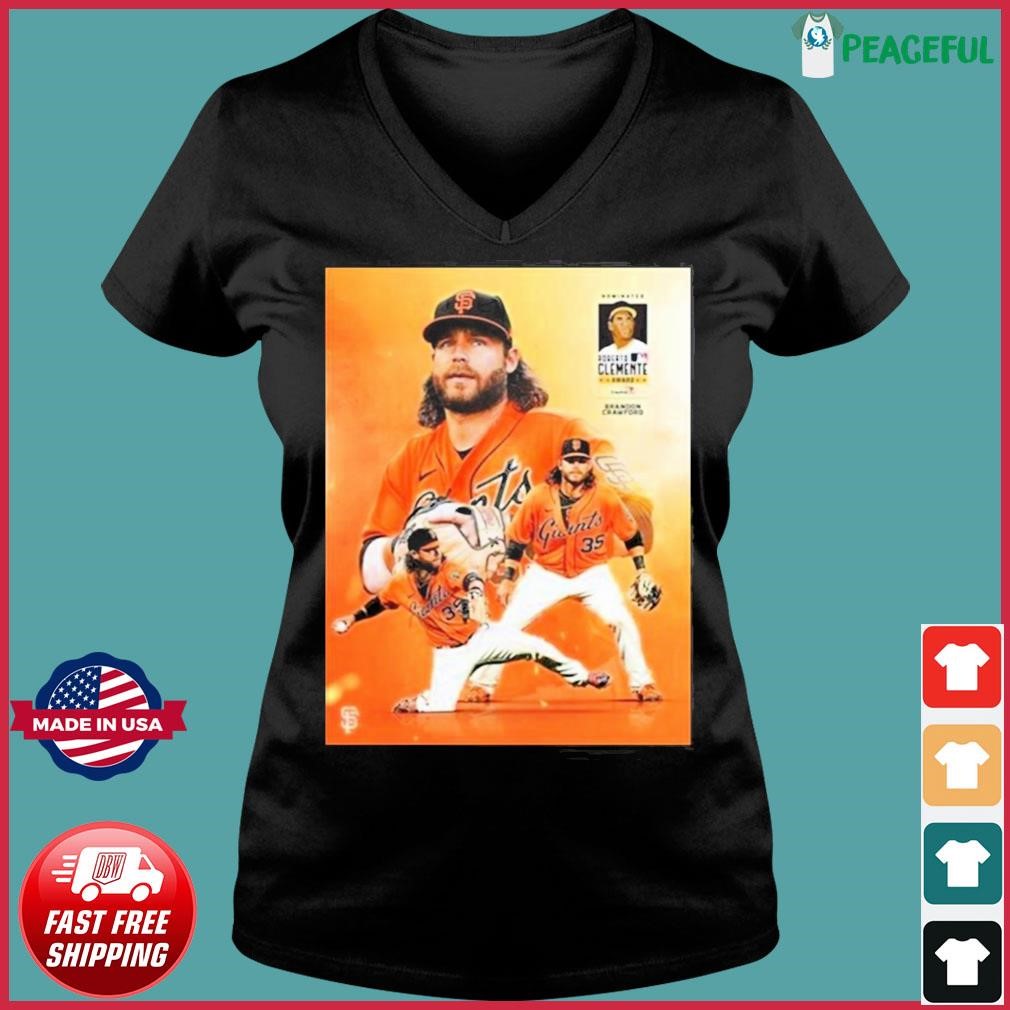 Brandon Crawford Is The SF Giants Nominee For The 2023 Roberto Clemente  Award Shirt, hoodie, sweater, long sleeve and tank top