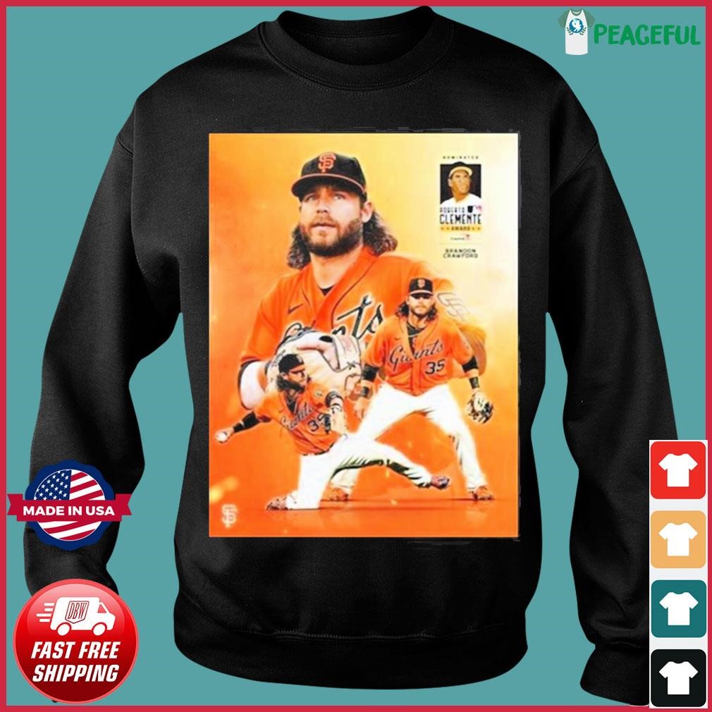 Brandon Crawford Is The SF Giants Nominee For The 2023 Roberto Clemente  Award Shirt, hoodie, sweater, long sleeve and tank top