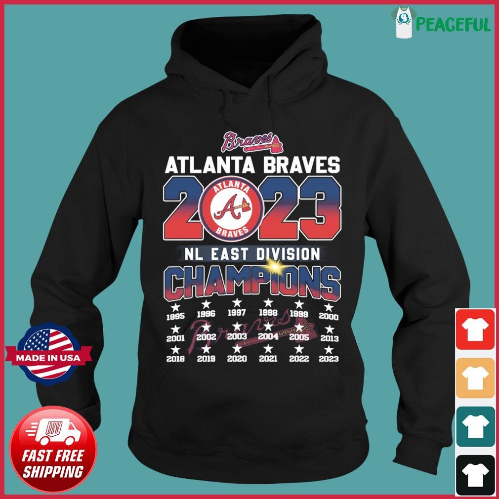 Atlanta Braves 2023 NL West Division Champions shirt, hoodie, sweater, long  sleeve and tank top