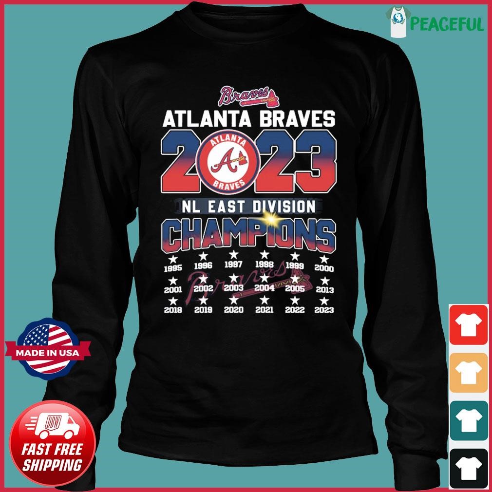 Atlanta Braves 2023 NL East Division Champions Shirt - Bee Happy Forever