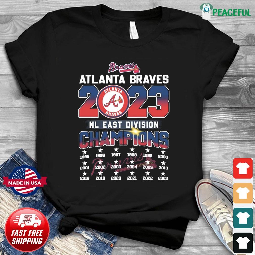 Braves 2023 Atlanta Braves NL East Division Champions Shirt, hoodie,  sweater, long sleeve and tank top