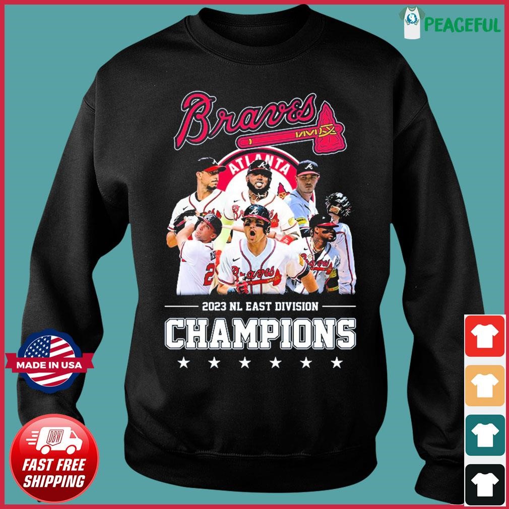 Braves Team 2023 NL East Division Champions Shirt, hoodie, sweater, long  sleeve and tank top