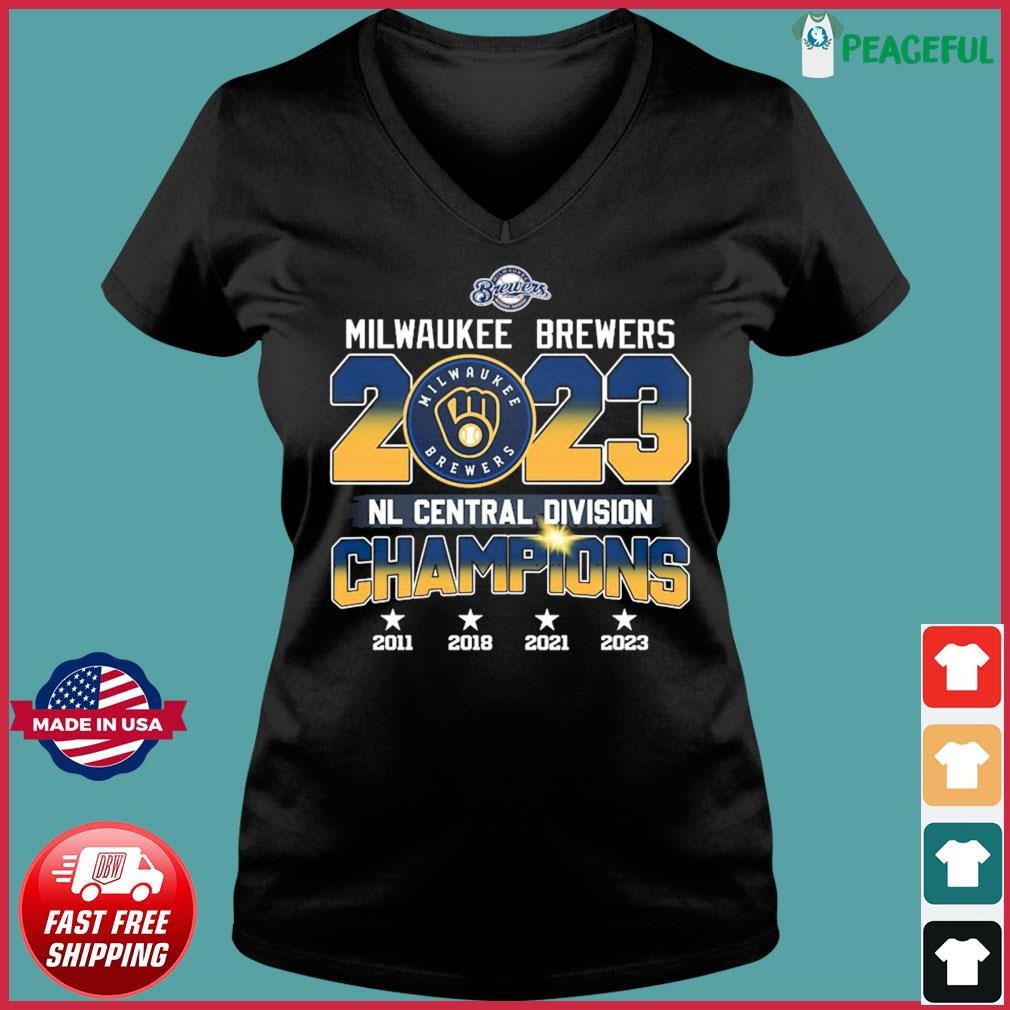 Brewers 2023 Milwaukee Brewers Nl Central Division Champions T Shirt