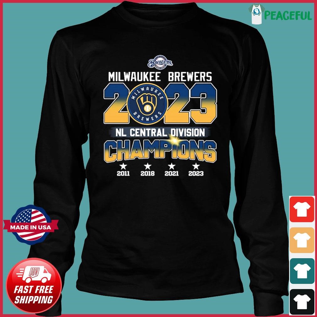 Milwaukee Brewers 2023 NL Central Division Champions Shirt, hoodie,  sweater, long sleeve and tank top