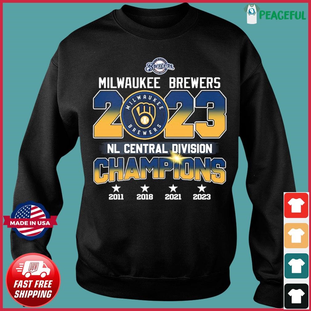 2023 Nl Central Division Champions Milwaukee Brewers Shirt, hoodie,  sweater, long sleeve and tank top
