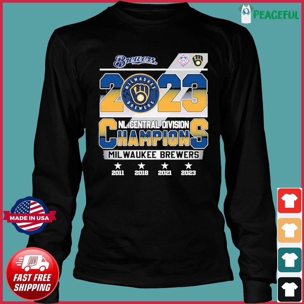 Milwaukee Brewers Are NL Central Division Champions 2023 Home Decor Poster  Shirt, hoodie, sweater and long sleeve