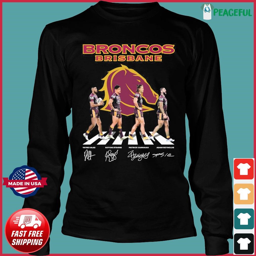 Denver Broncos Player Abbey Road signatures t-shirt, hoodie, sweater, long  sleeve and tank top