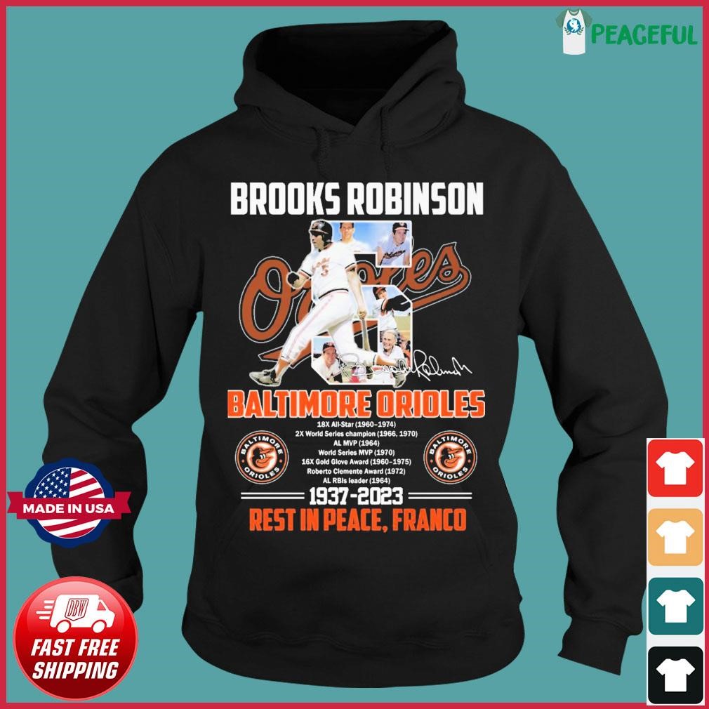 Brooks Robinson Baltimore Orioles 1973-2023 Rest In Peace Signature Shirt