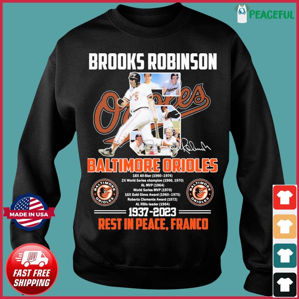 Brooks Robinson Baltimore Orioles 1973-2023 Rest In Peace Signature Shirt