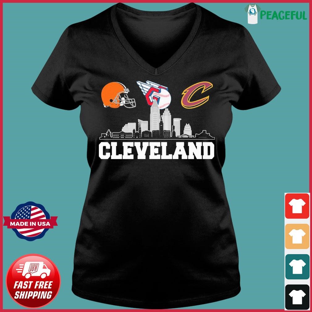 Cleveland Browns, Cavs, Guardians Women's Hoodie 