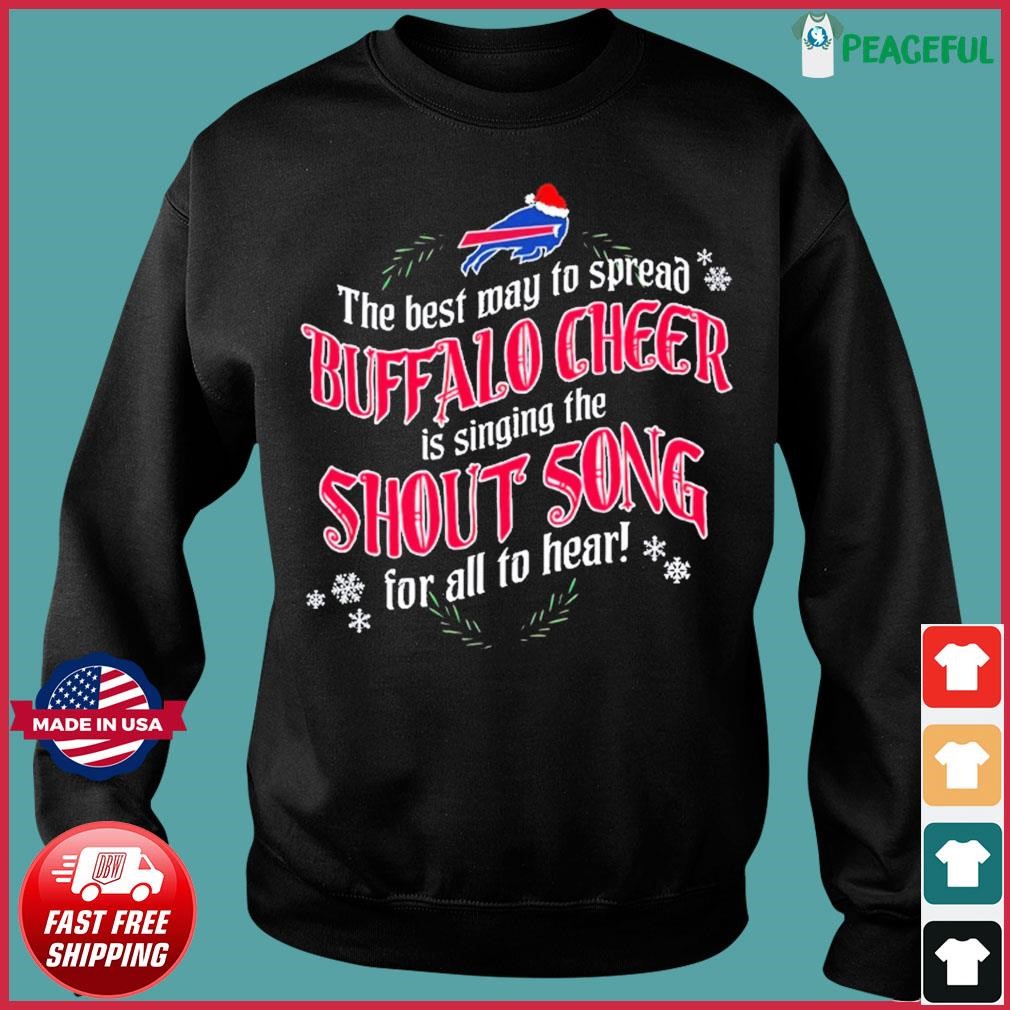 Shout Buffalo Bills Football Sweatshirt Cute Buffalo Bills 