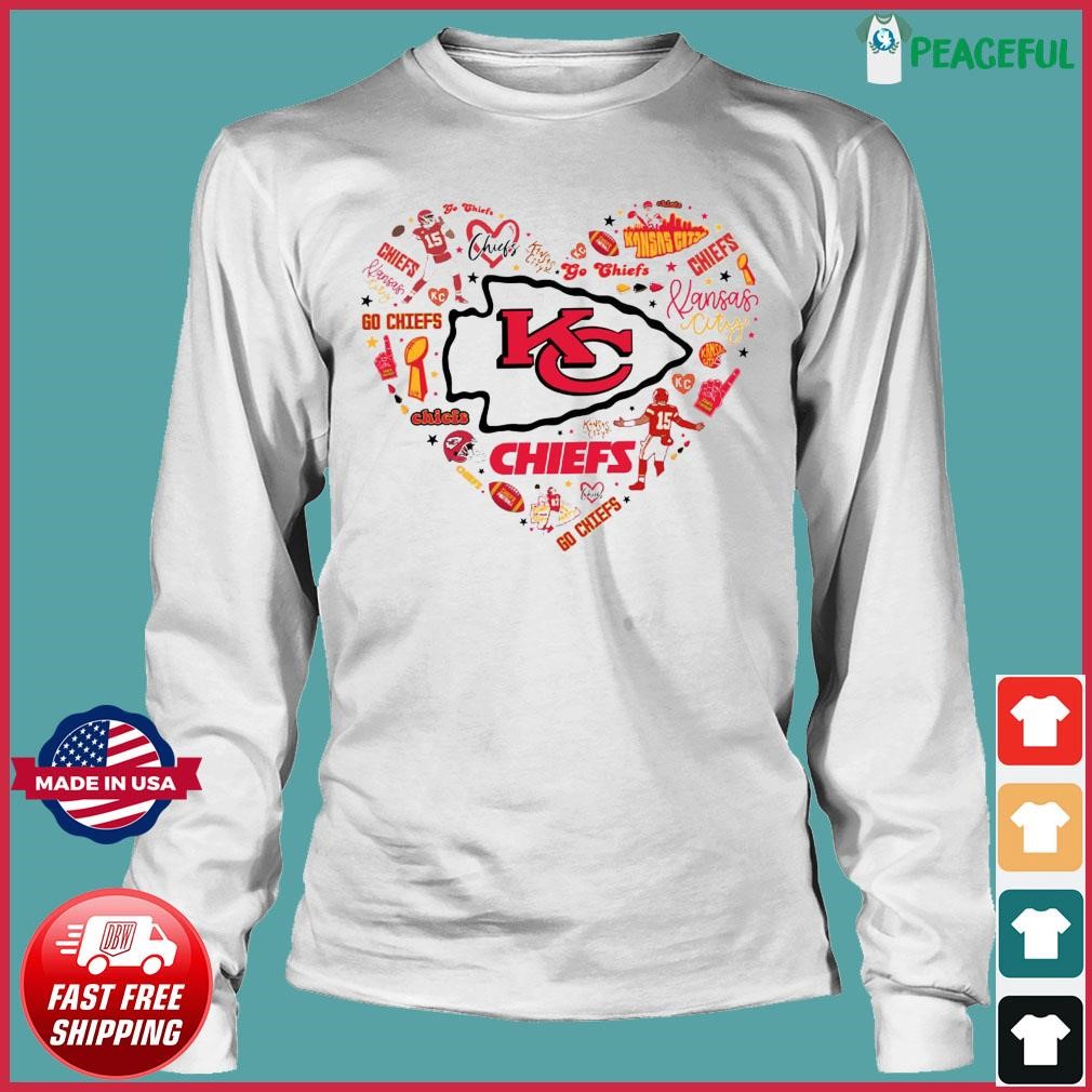 Chiefs Heart Logo Cup Character Shirt