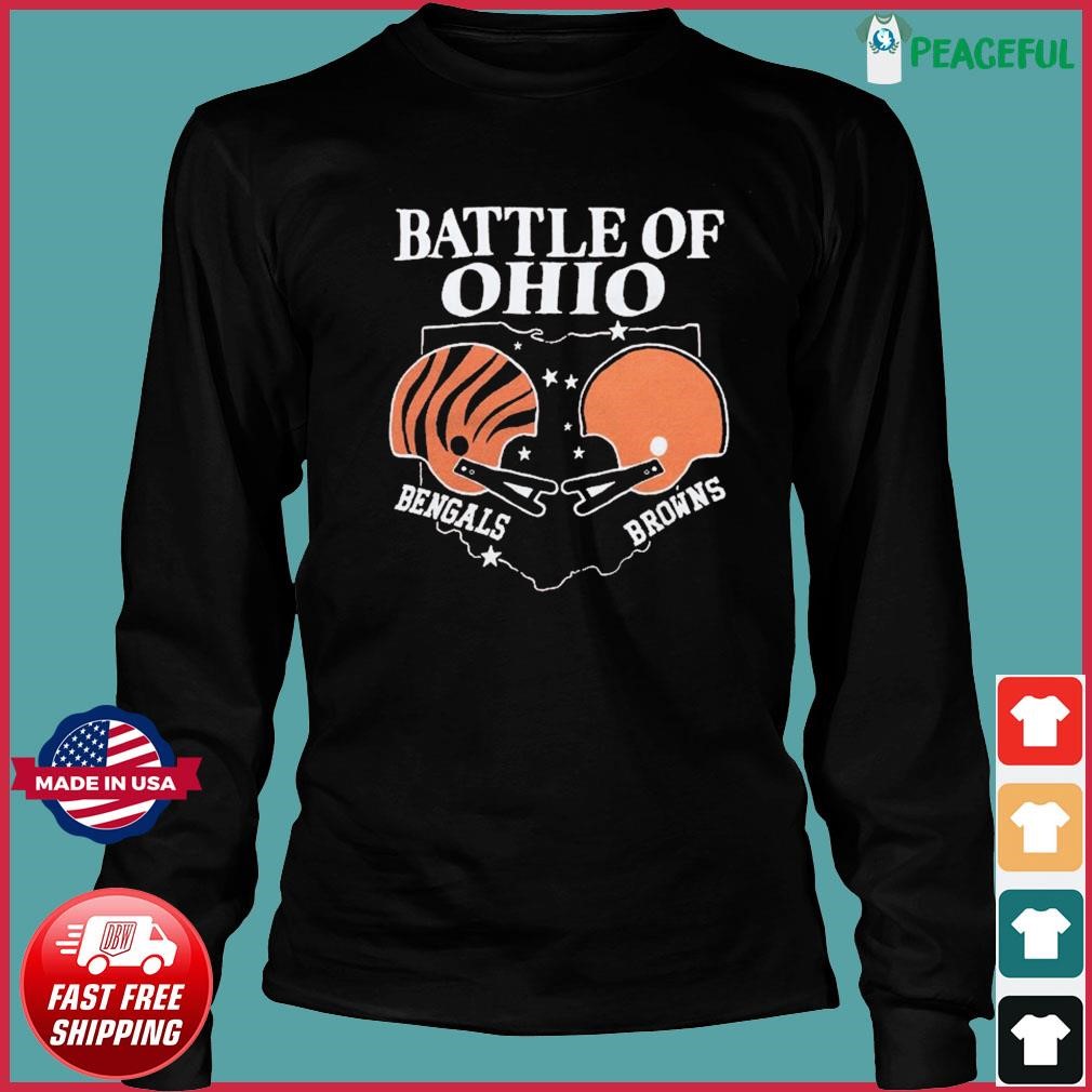 Battle Of Ohio Cincinnati Bengals and Cleveland Browns shirt, hoodie,  sweater, long sleeve and tank top