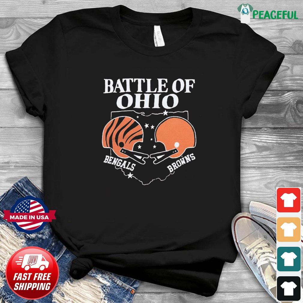 Battle Of Ohio Cincinnati Bengals and Cleveland Browns shirt, hoodie,  sweater, long sleeve and tank top