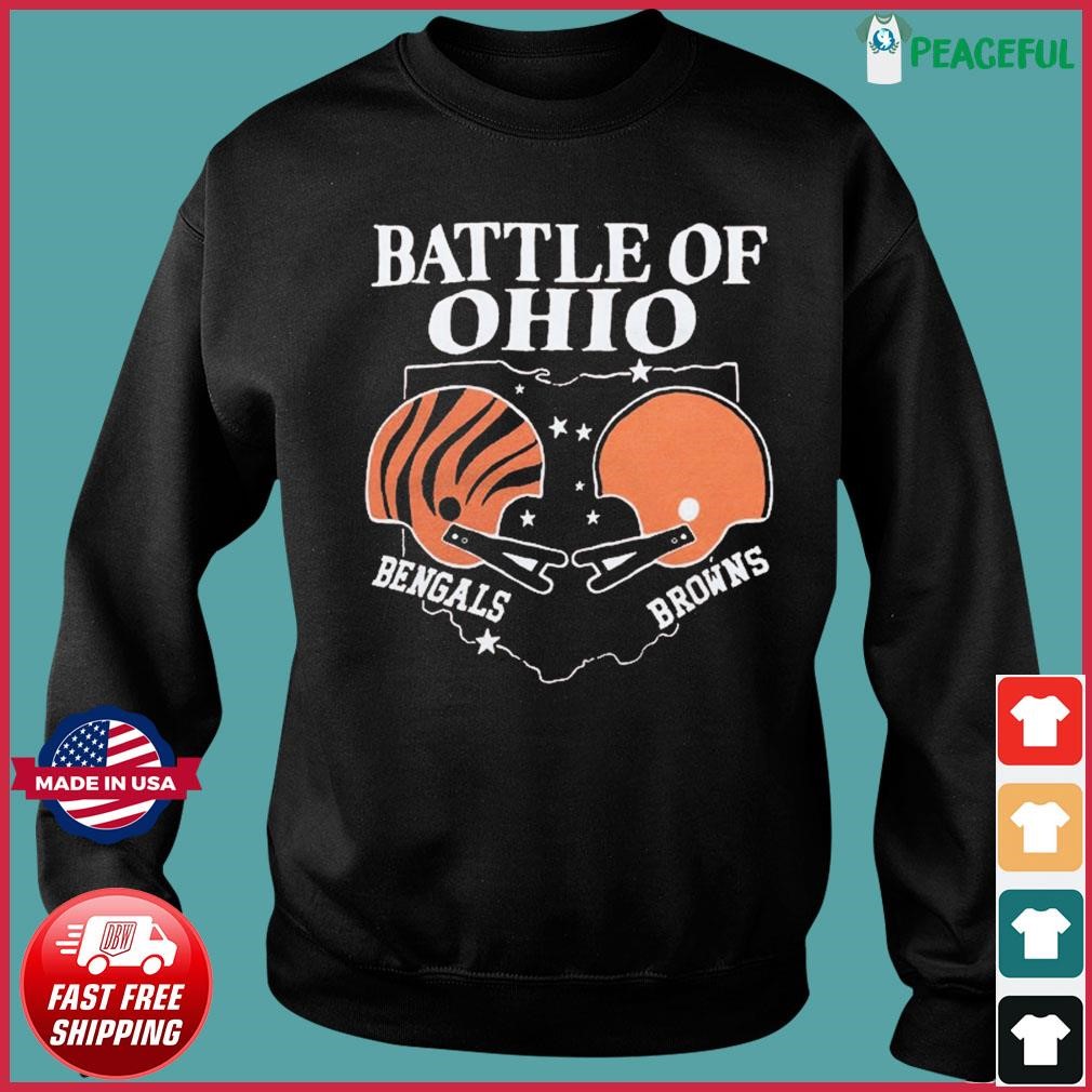 Battle Of Ohio Cincinnati Bengals and Cleveland Browns shirt, hoodie,  sweater, long sleeve and tank top