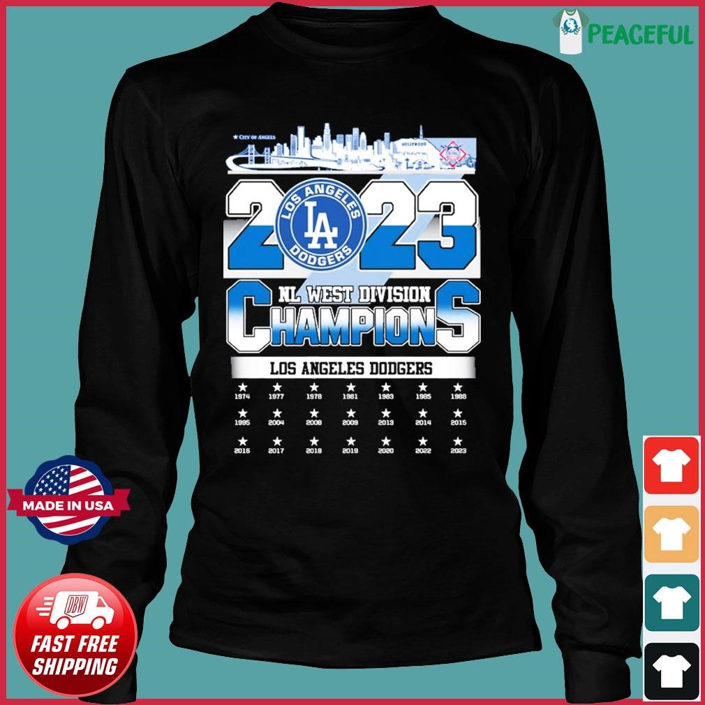 Los Angeles Dodgers Champions Shirt, Nl West Division Champions 2023  Sweatshirt, Let's Go Dodgers Hoodie - Family Gift Ideas That Everyone Will  Enjoy