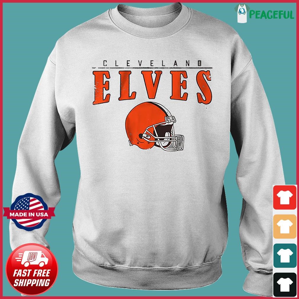 Cleveland Browns Elves helmet shirt, hoodie, sweater, long sleeve and tank  top