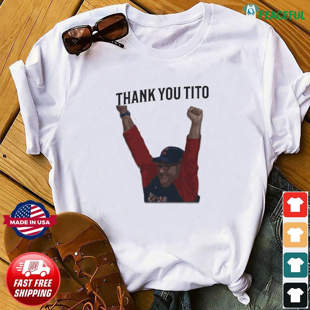 Thank you tito Cleveland guardians Shirt - Limotees