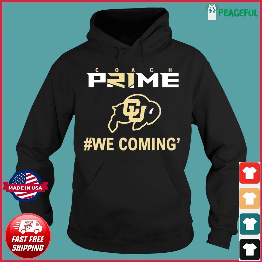 We Coming Buffaloes 47 Brand MVP Coach Prime Shirt