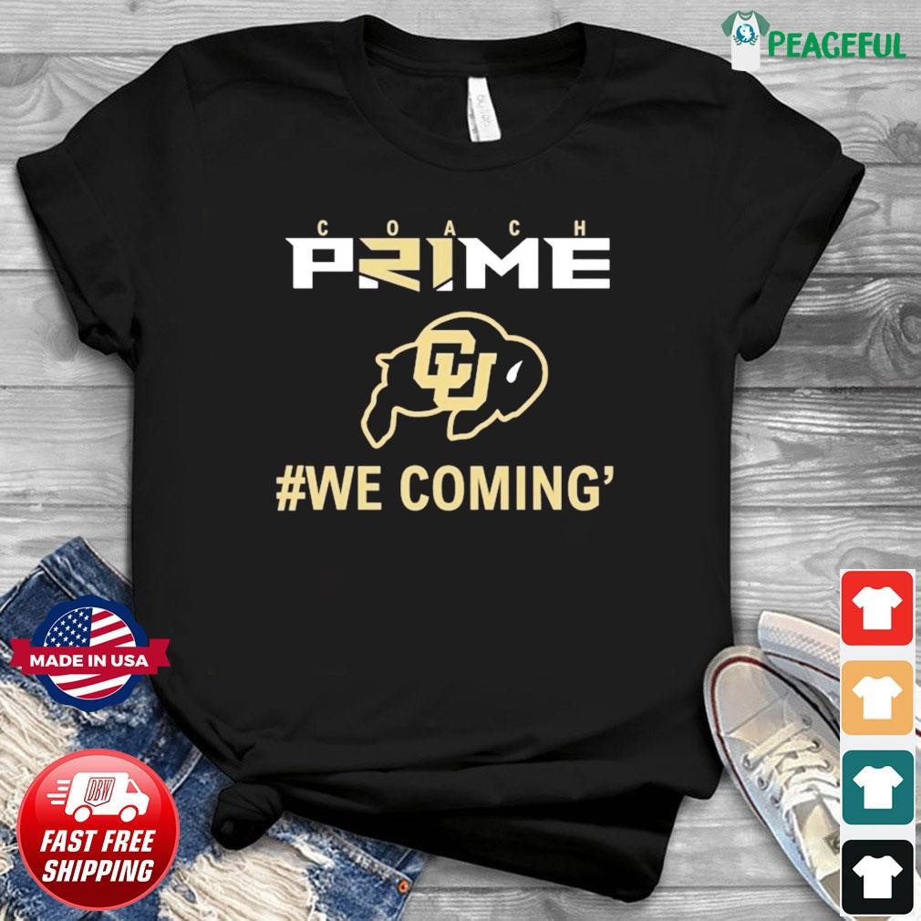 We Coming Buffaloes 47 Brand MVP Coach Prime Shirt