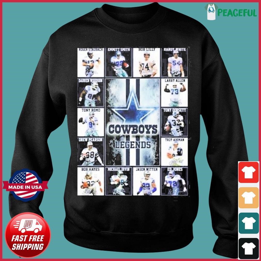 Free Legends Of Dallas Cowboys shirt,Sweater, Hoodie, And Long