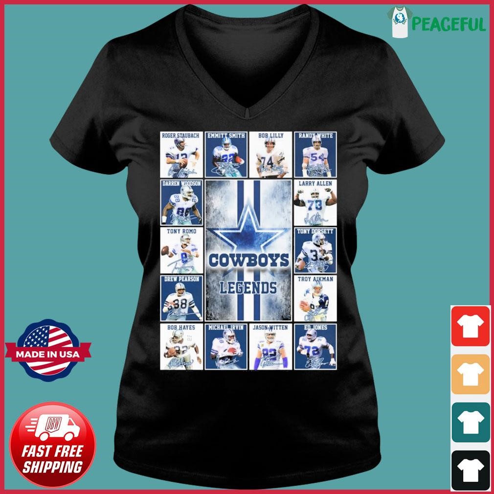 Dallas Cowboys Legends Teams Signatures Shirt, hoodie, sweater, long sleeve  and tank top