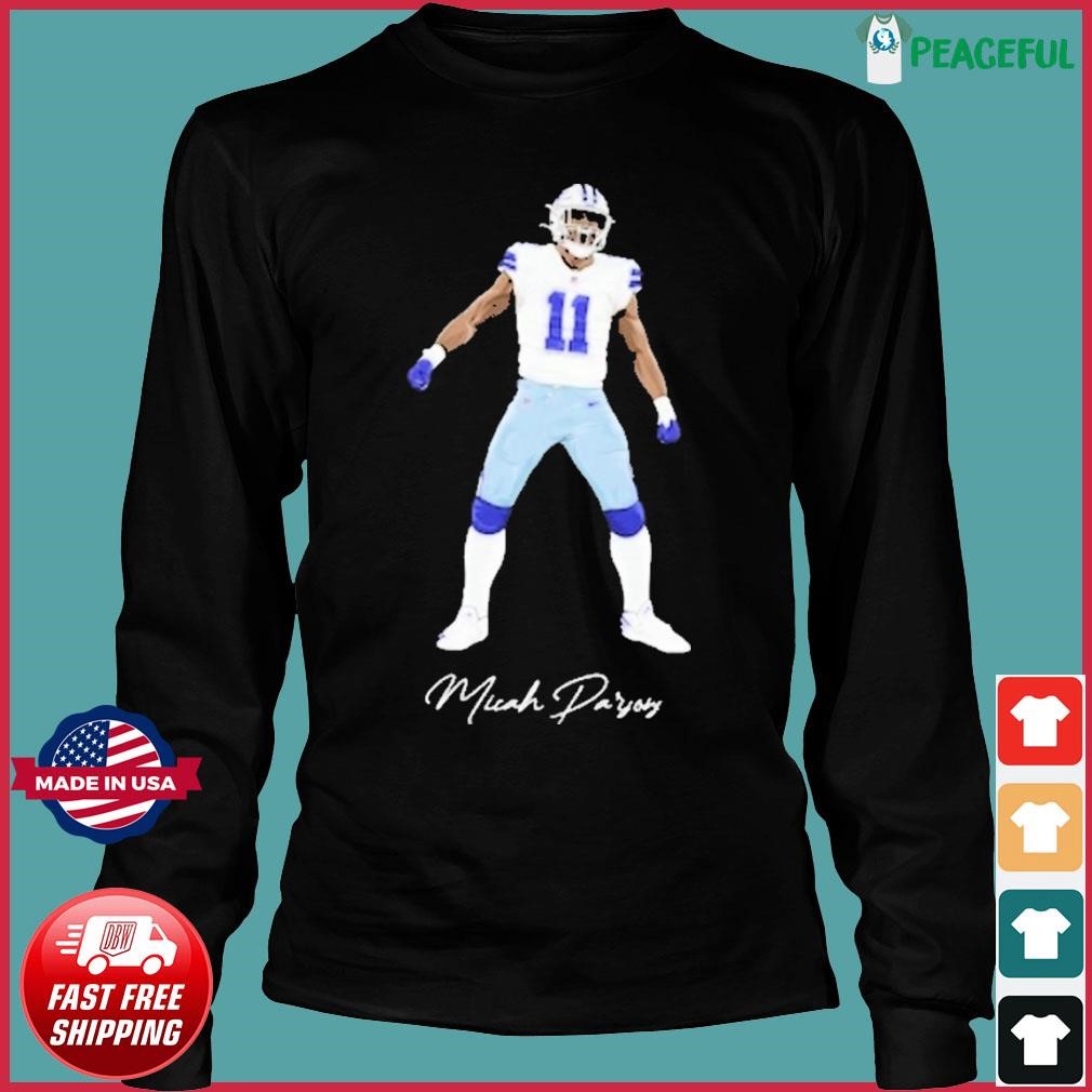 Micah Parsons Shirt Dallas Cowboys Player Signature - High-Quality