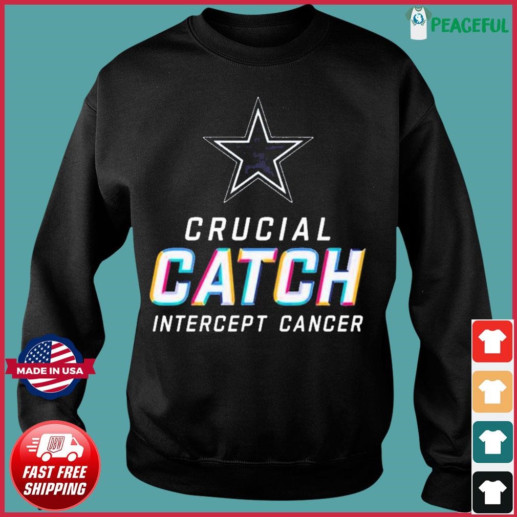 Nfl Intercept Cancer Hoodie Tshirt Sweatshirt 2023 Dallas Cowboys