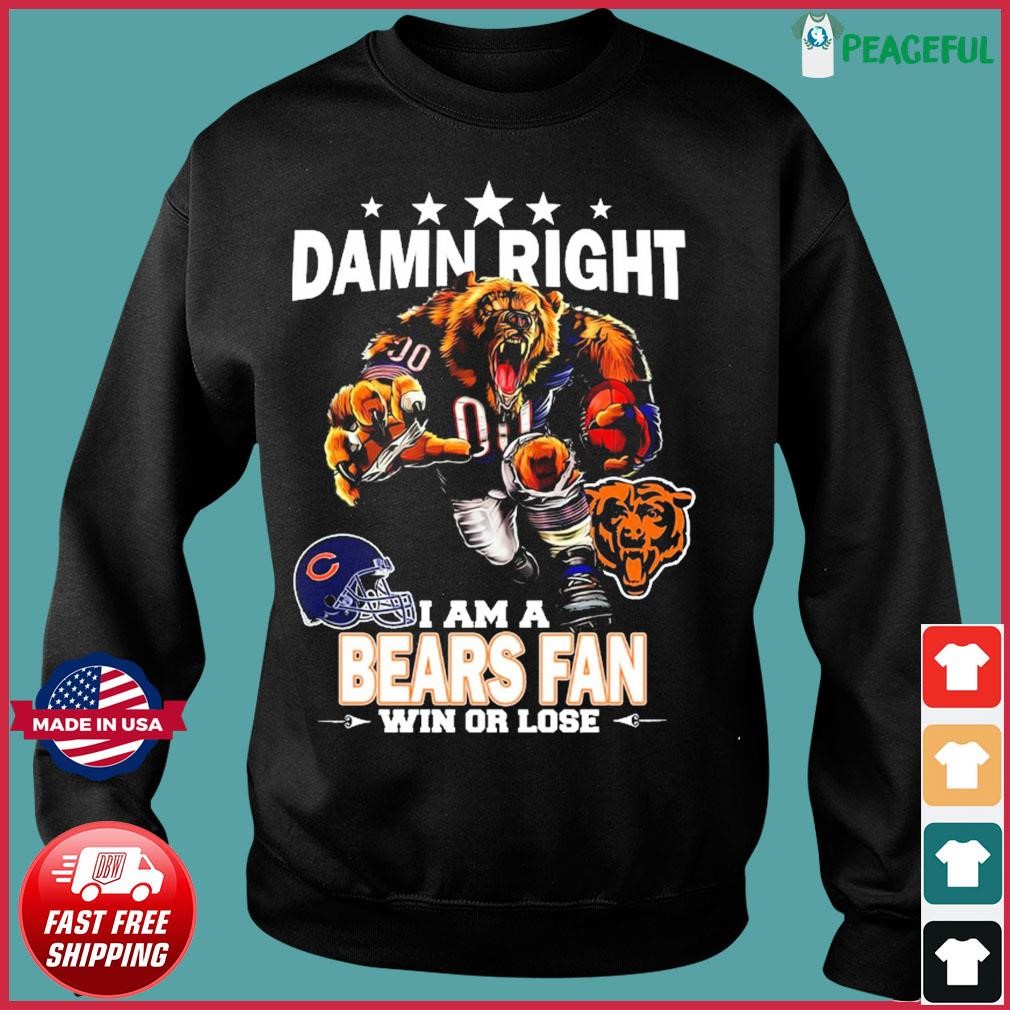 We Almost Always Almost Win Funny Chicago Bears Shirt Da Bears Great Gift  for Suffering Bear Fan Navy Short-sleeve Unisex T-shirt 