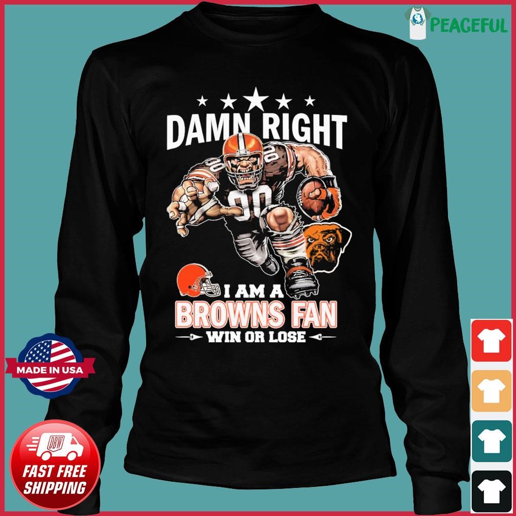 I'm Cleveland browns fan shirt, hoodie, sweater, long sleeve and