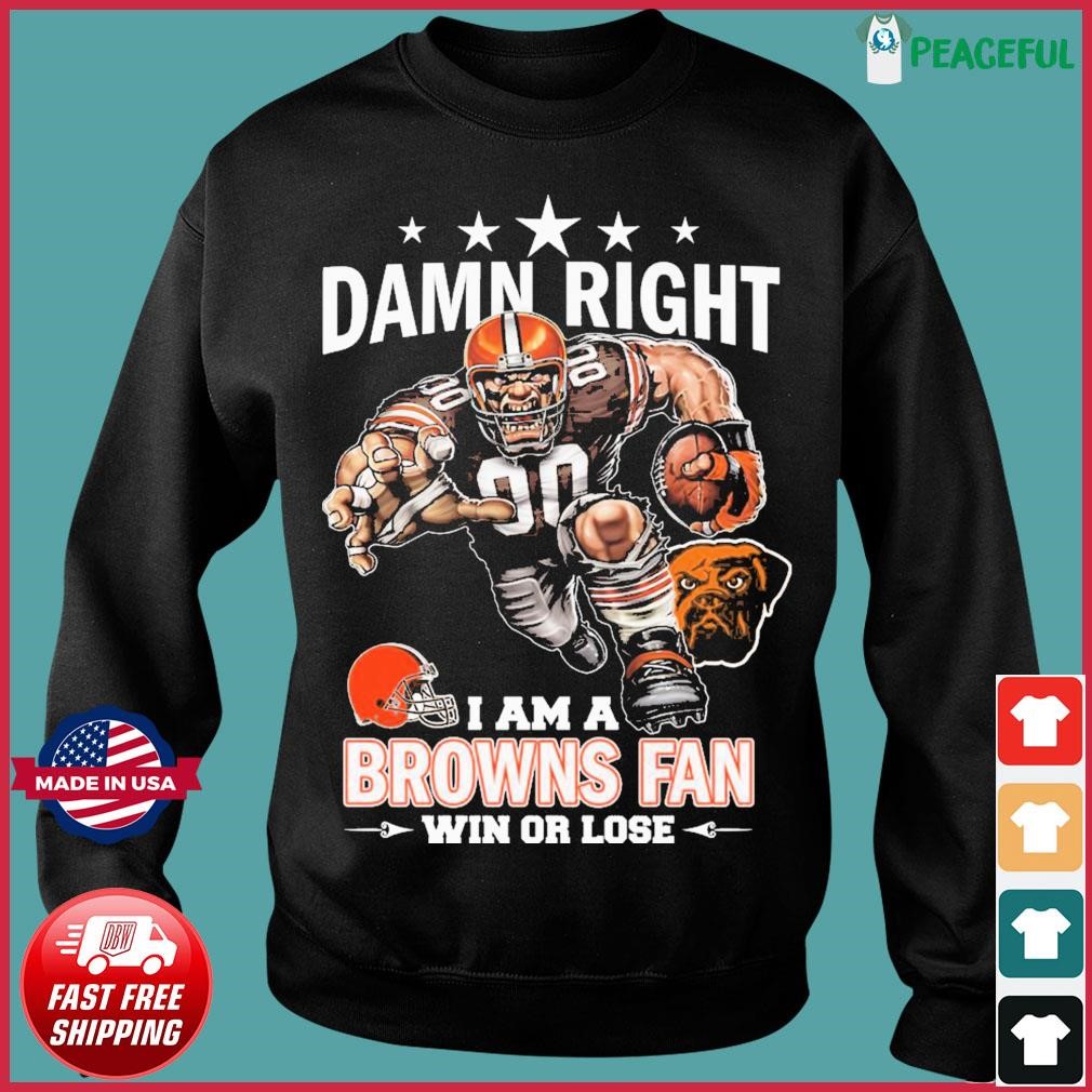 Cleveland Browns Football Hoodie Sweatshirt Next Year Dammit 