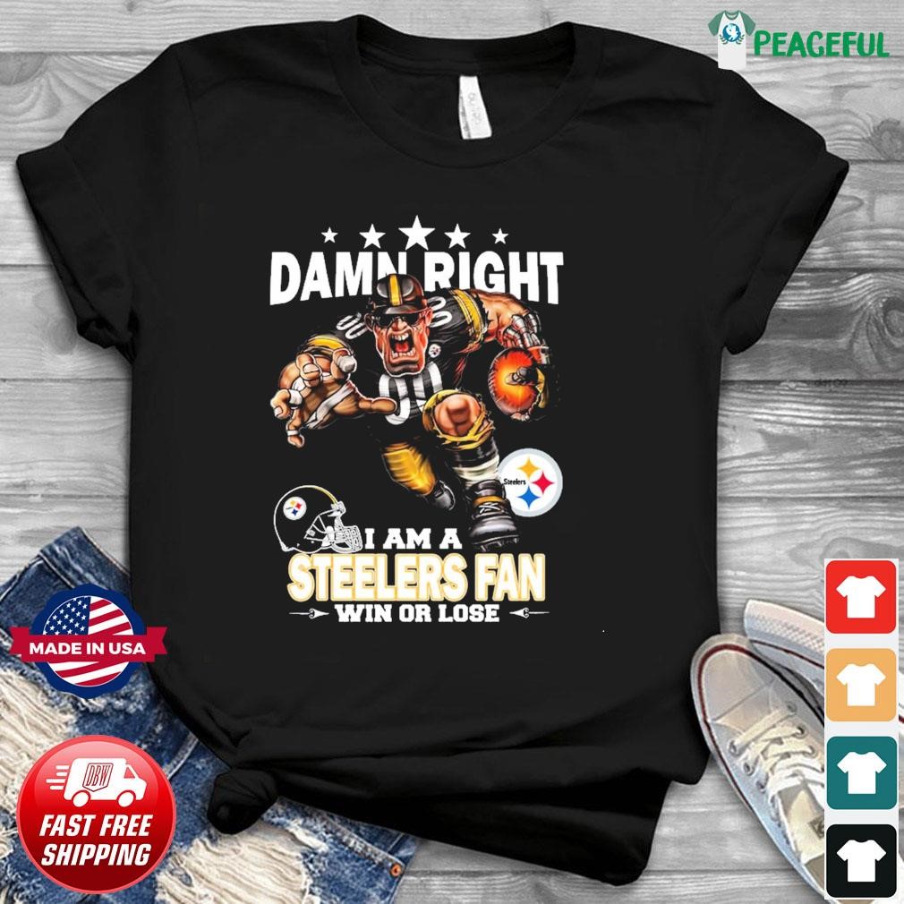 Official damn right I am orleans saints fan win or lose shirt