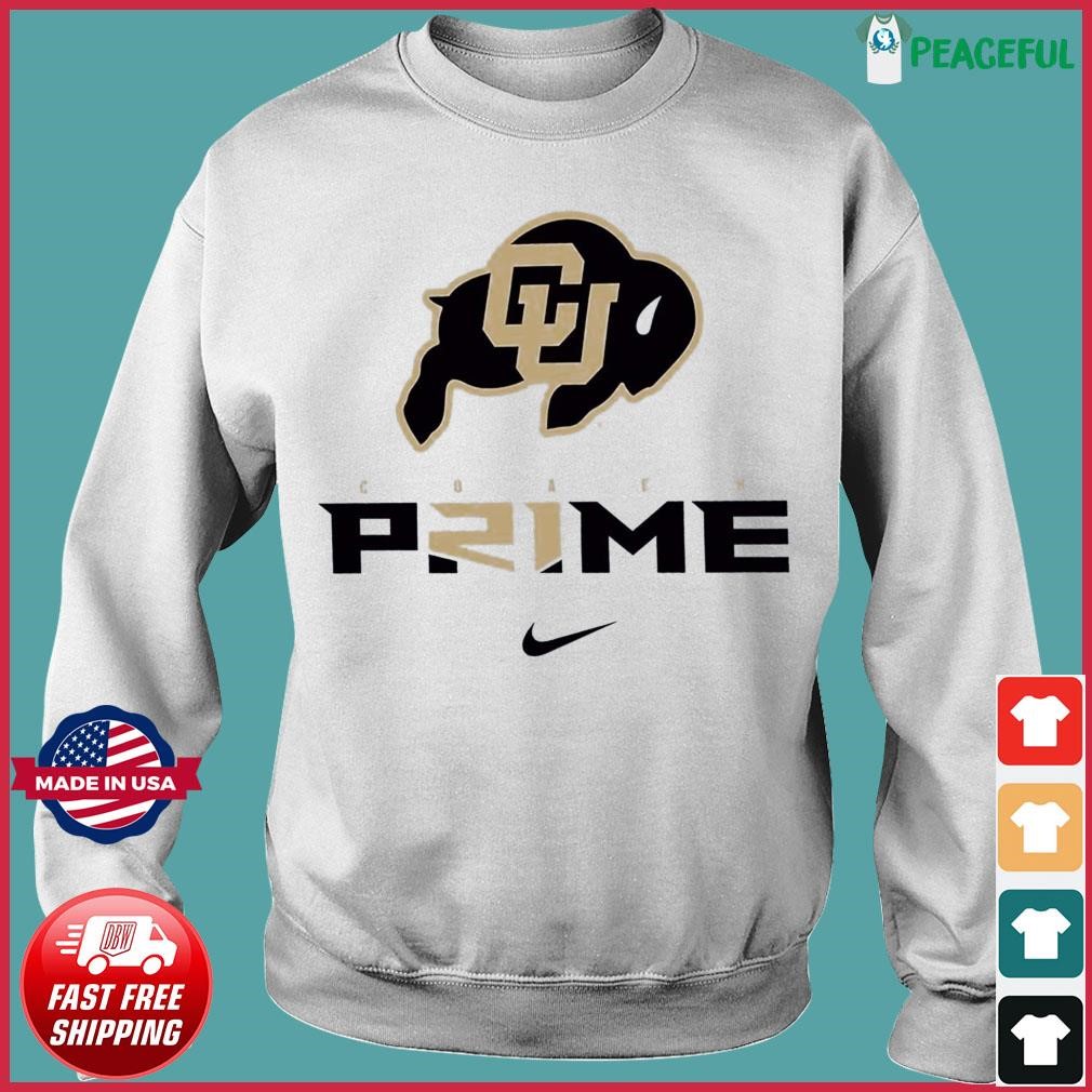 Men's Nike Black Colorado Buffaloes Coach Prime Pullover Hoodie