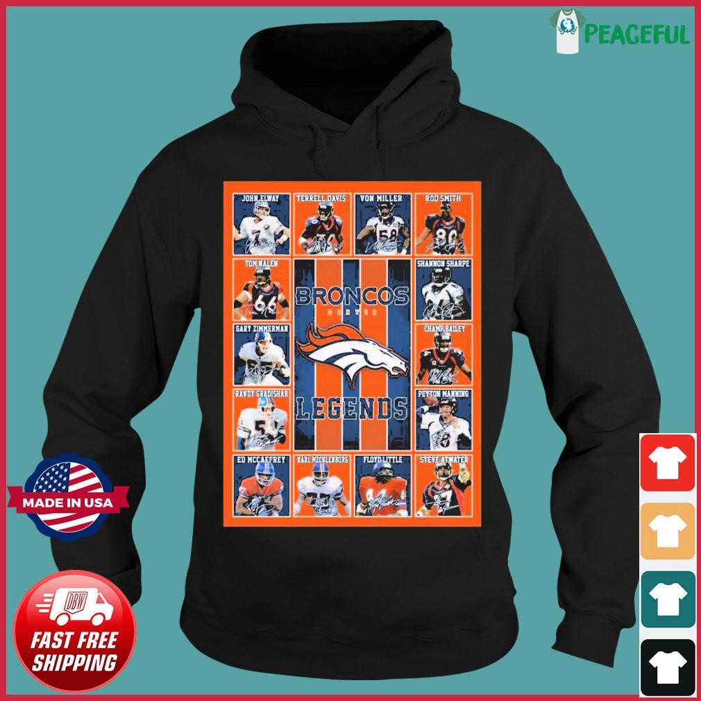 NFL Denver Broncos Legends Team Signatures Shirt, hoodie, sweater