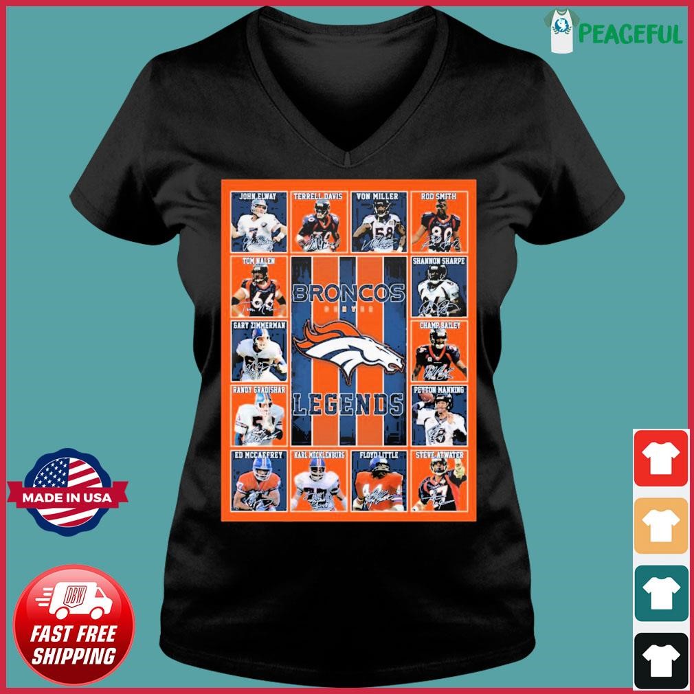 Denver Broncos Legends Players Signatures Shirt, hoodie, sweater, long  sleeve and tank top