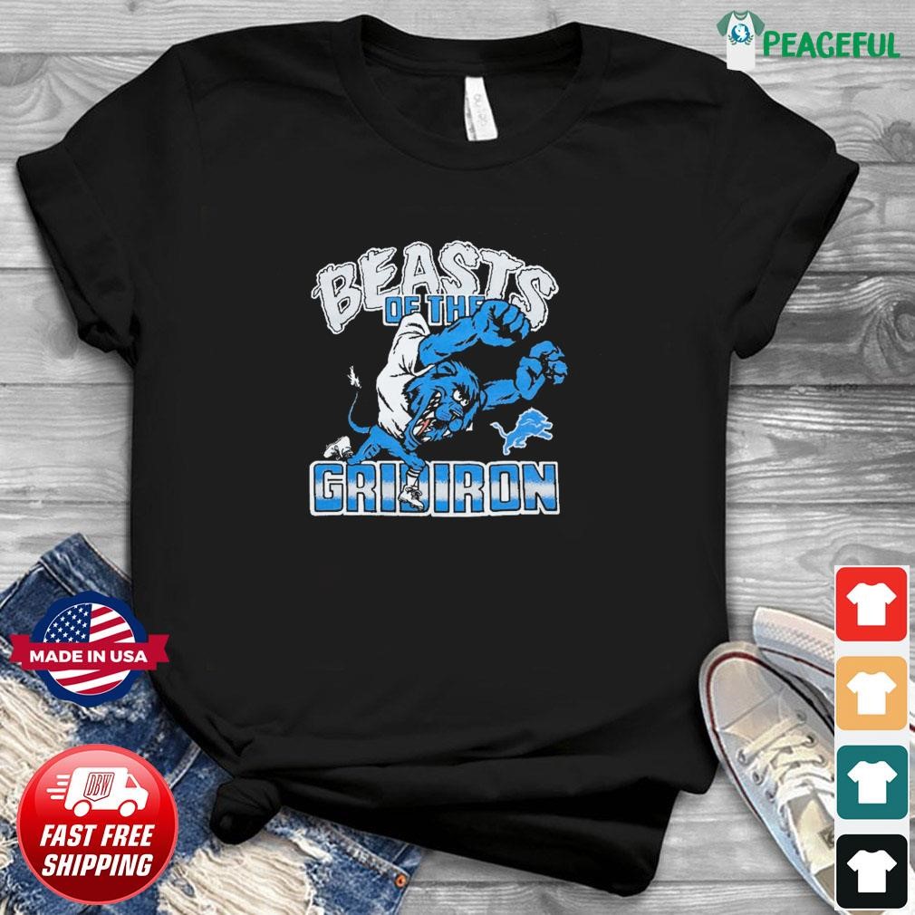 Official detroit Lions Beasts Of The Gridiron T-Shirts, hoodie, tank top,  sweater and long sleeve t-shirt