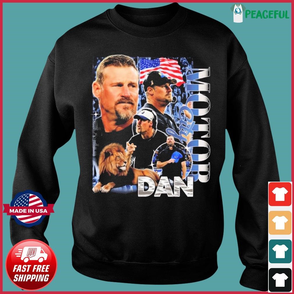 Dan Campbell Kneecap Detroit Lions Kneecap Sweatshirt Motor 