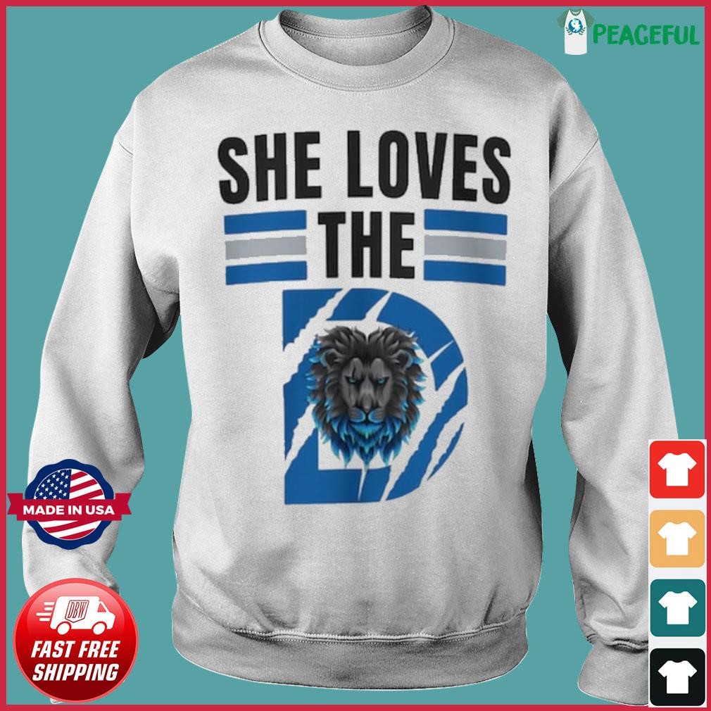 Detroit Lions Pet Hoodie T-Shirt - Large