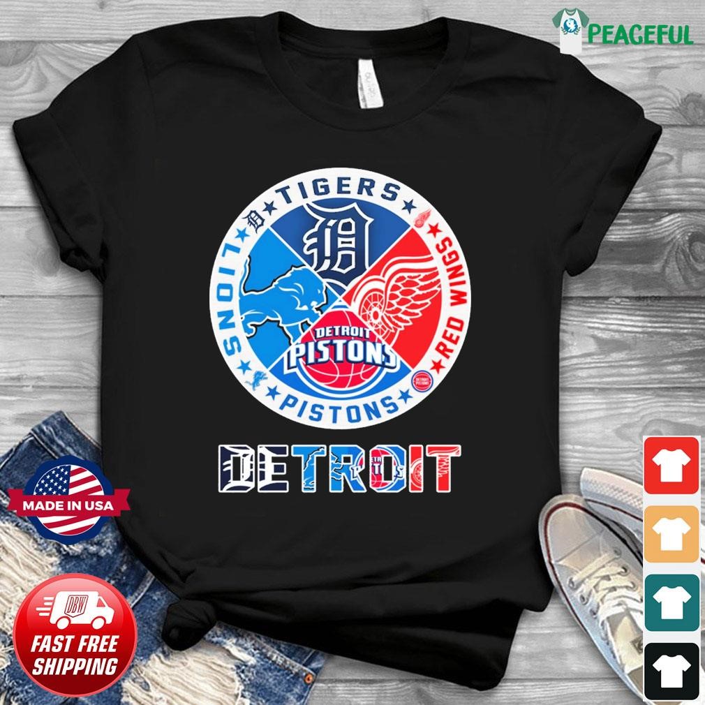 Detroit Tigers, Red Wings, Pistons & Lions Apparel - Free shipping! - Vintage  Detroit