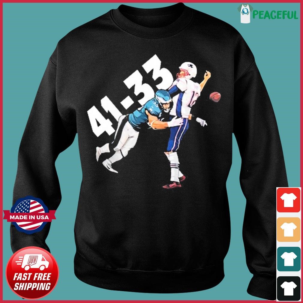 Tom Brady Philadelphia Eagles 41 New England Patriots 33 Shirt