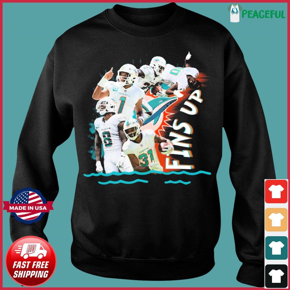 Official miami Dolphins Fins Life Shirt, hoodie, sweater, long