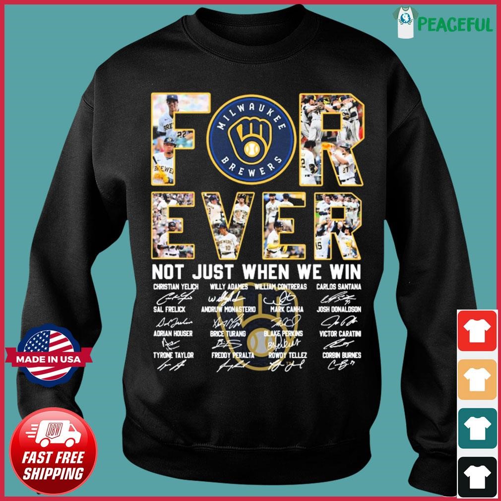 Milwaukee Brewers Best Dad Ever Logo Father's Day Shirt