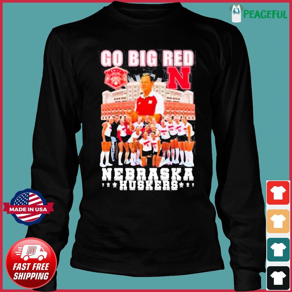 Ladies Nebraska Volleyball Jersey Top - Red