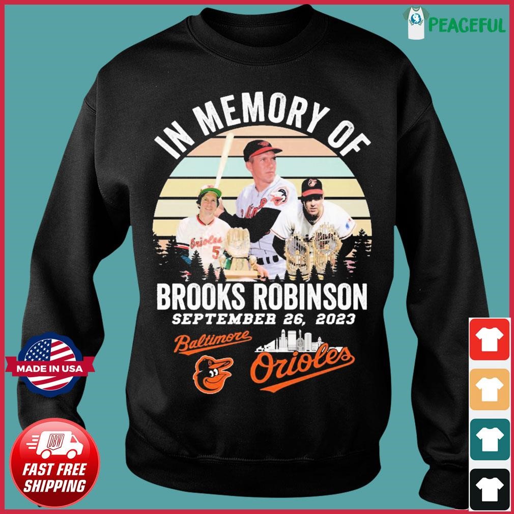 In memory of Brooks Robinson Baltimore Orioles vintage shirt