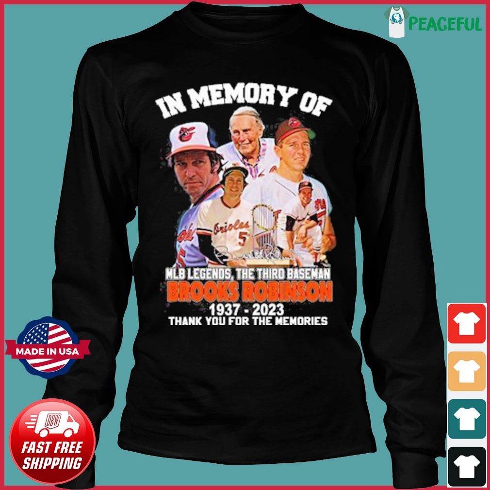 Signature Brooks Robinson 1937 – 2023 Thank You For The Memories T-Shirt,  hoodie, sweater and long sleeve