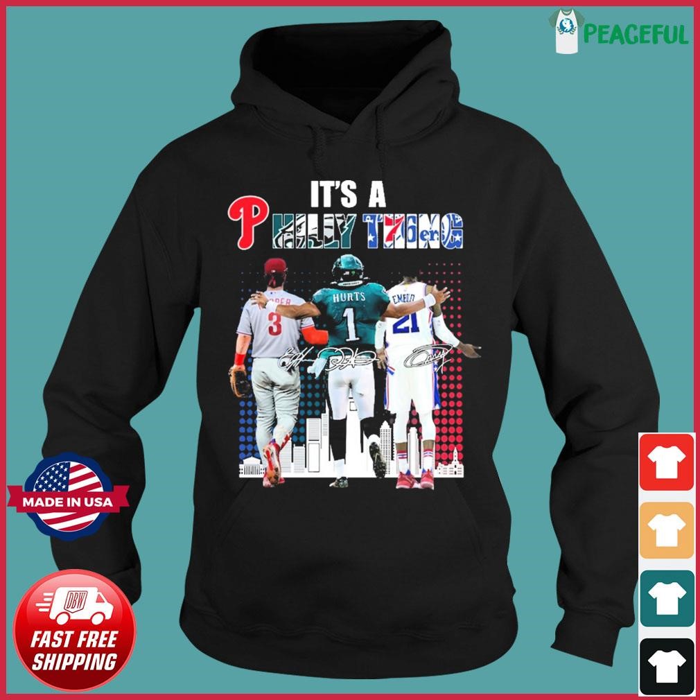 Funny Philadelphia Phillies Bryce Harper And Eagles Jalen Hurts T Shirt,  hoodie, sweater, long sleeve and tank top